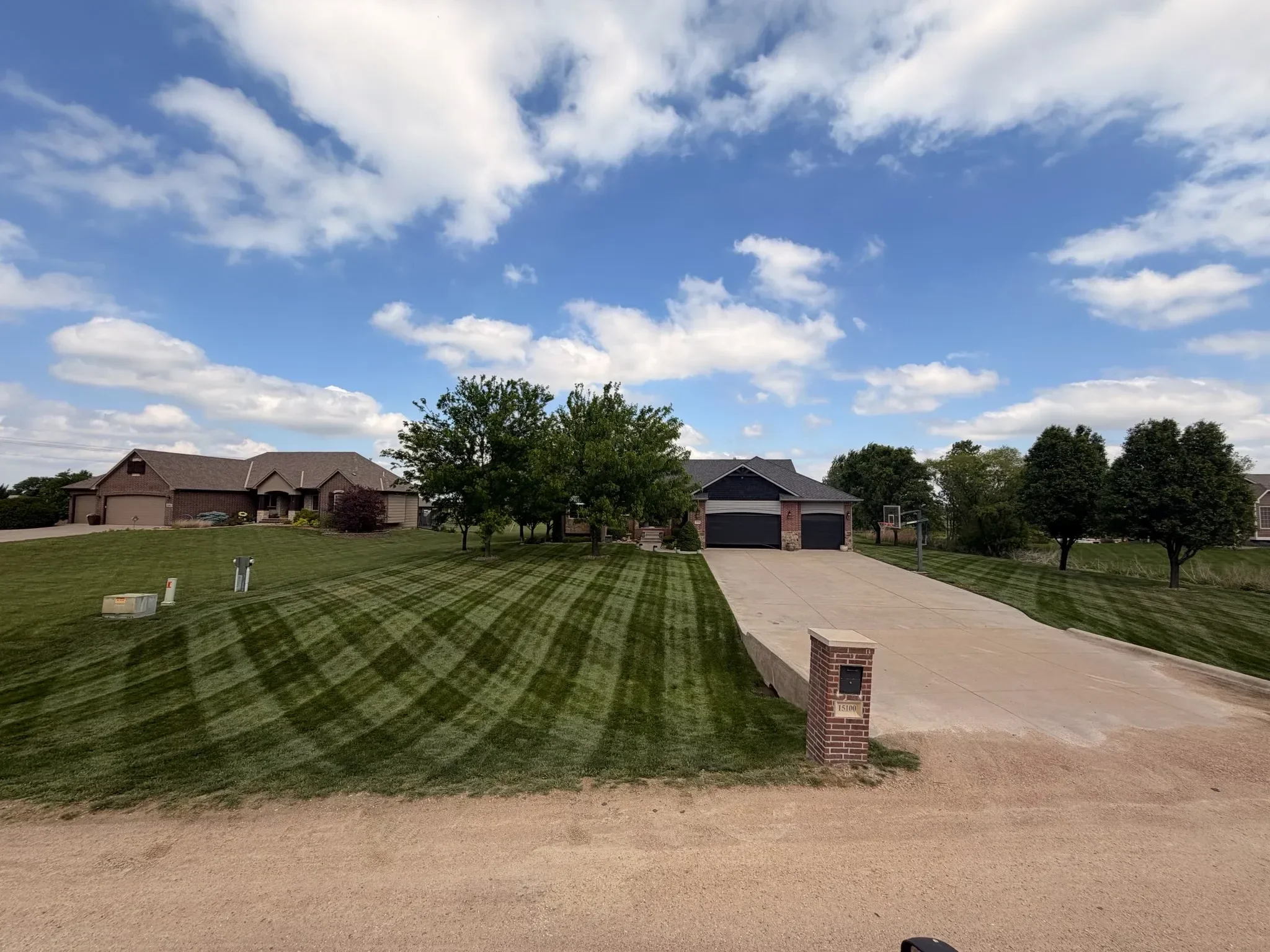 Professional lawn mowing and grass care service